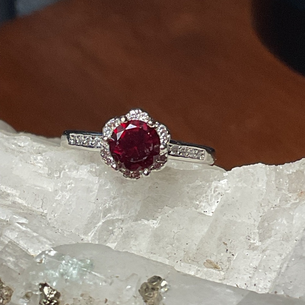 Ruby .925 Silver Ring